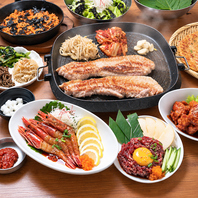 忘年会にもおすすめ！お店自慢の韓国料理をコースで満喫