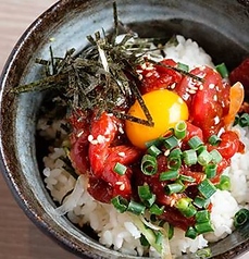 馬肉のユッケ丼