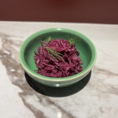 紫キャベツのマリネ