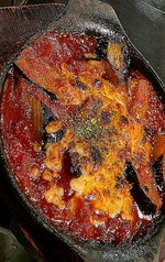 ナストマトチーズ鉄板