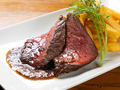 料理メニュー写真 アンガス牛赤身“イチボ”のグリルステーキ