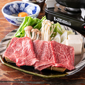 料理メニュー写真&nbsp;米沢牛　80gすき焼き　単品