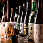 ビールやサワーだけじゃなく日本酒も種類豊富に取り揃えております！お気に入りの一杯を♪