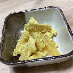 かにかまとたくあんのカレーマヨ