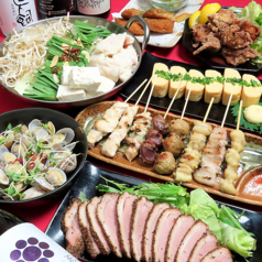 焼鳥と馬刺し　200種類食べ飲み放題　よつば商店の特集写真