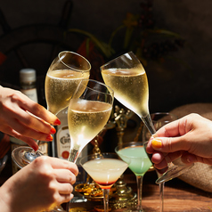 月・水レディースデーはスパークリングワイン追加！