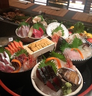 多種海鮮の盛り合わせ