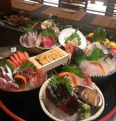 多種海鮮の盛り合わせ