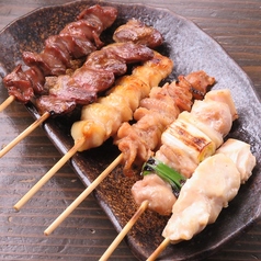おまかせ 焼き鳥6本盛り(通常タレ3本・塩3本でご提供)