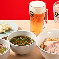 らぁ麺たけしのコース写真