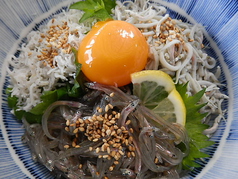 新子丼（卵・汁物付き）