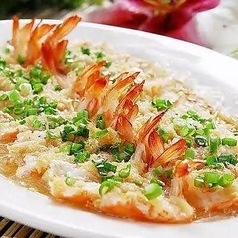 海老と春雨のガーリック蒸し