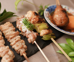 人気の串焼き盛り合わせ6種