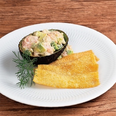 スモークサーモンとアボカドのクリームチーズ