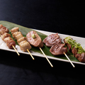料理メニュー写真&nbsp;京鴨 串焼き 5種盛り