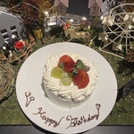 ホールケーキ4号 直径約12センチ（コースのデザートを変更1500円、単品2000円）