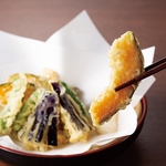 ランチ・ディナー実演　揚げたての天婦羅