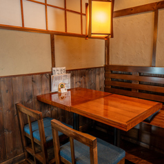 テーブル席3名～4名でのご利用ができます。