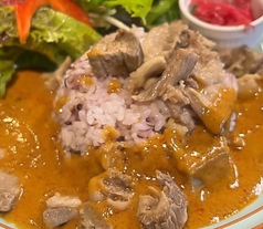 常陸牛の牛すじカレー