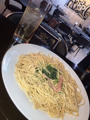 バター醤油パスタの写真