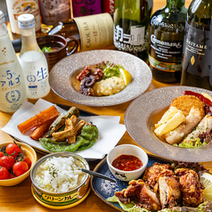 ハイカラ立ち飲みカラリのコース写真