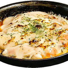 牡蠣の炙りチーズ焼き（パン付き）