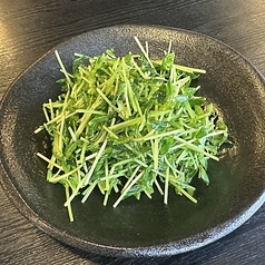 豆苗炒め