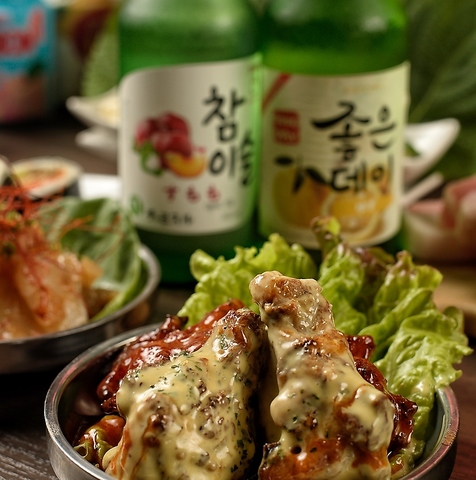 本場韓国の家庭料理とお酒が年中無休で楽しめます！