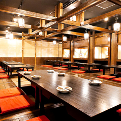 宴会場に最適！大人数が収容可能！忘新年会・歓送迎会・飲み会・女子会・誕生日・記念日・デートなど、目的に合わせてコースやサービスをご用意しています。