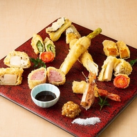 【多彩】一口カツの盛り合わせ 松