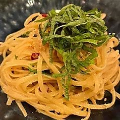 にんにくと大葉のペペロンチーノ