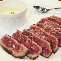 牛肉の塩タタキ
