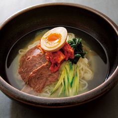 盛岡冷麺/辛冷麺※細麺はそば粉を使用している為、そば粉アレルギーのお客様はご注意下さい。