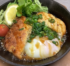 手作り鶏つくねのハンバーグ