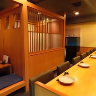 日常使いから特別な日まで対応可能なお席をご用意！