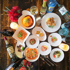 PrivateDining＆BarRoom12 ルームのコース写真