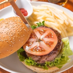 とろけるハンバーガー
