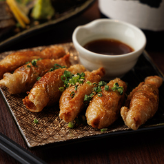 鶏皮餃子