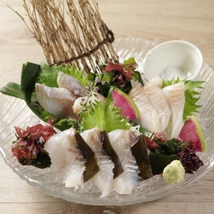 道産白身3種刺身