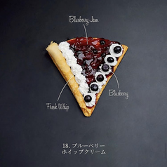 ブルーベリーホイップクリーム