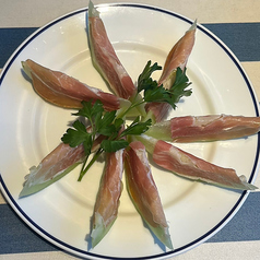 生ハムと旬のフルーツ