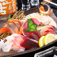 新鮮な魚介・串料理・創作料理をお楽しみ頂けます☆