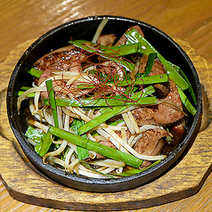 鉄板レバニラ