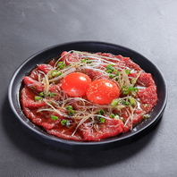 肉刺しの革命です◎新鮮な黒毛和牛カルパッチョをご用意