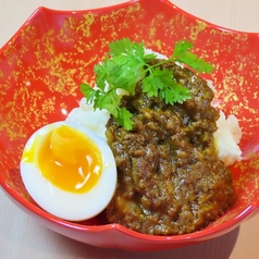 キーマカレーのポテトサラダ