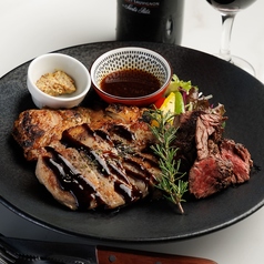 豪華肉祭り!3種のお肉プレート