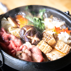 鎌倉すき焼きしゃぶしゃぶレストラン Sasho サショウのコース写真