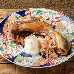 炉端で焼いた 本日のカマ焼き