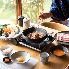 鎌倉すき焼きしゃぶしゃぶレストラン Sasho サショウのコース写真