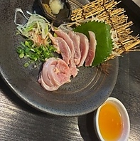 朝引き鶏のお刺身！